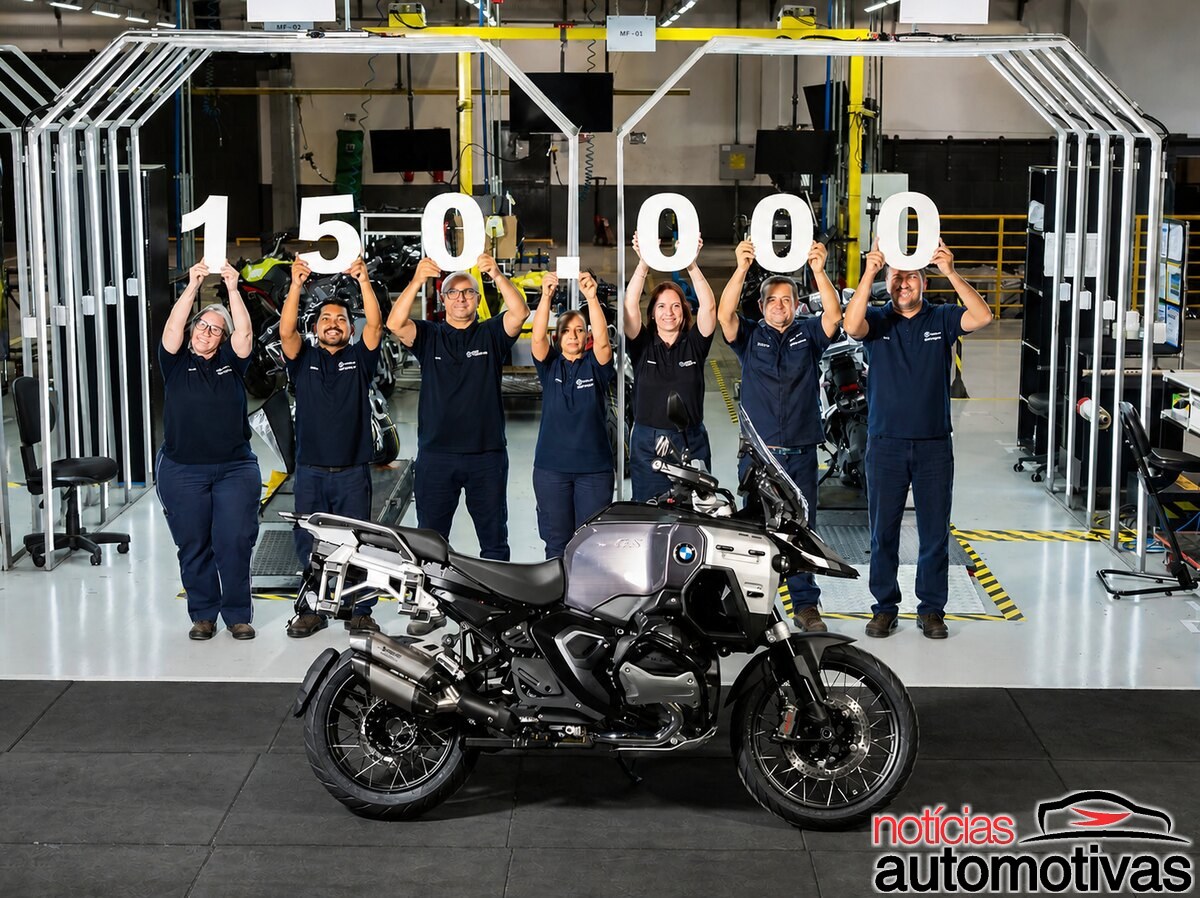 BMW Motorrad celebra 150 mil motocicletas produzidas em fábrica brasileira